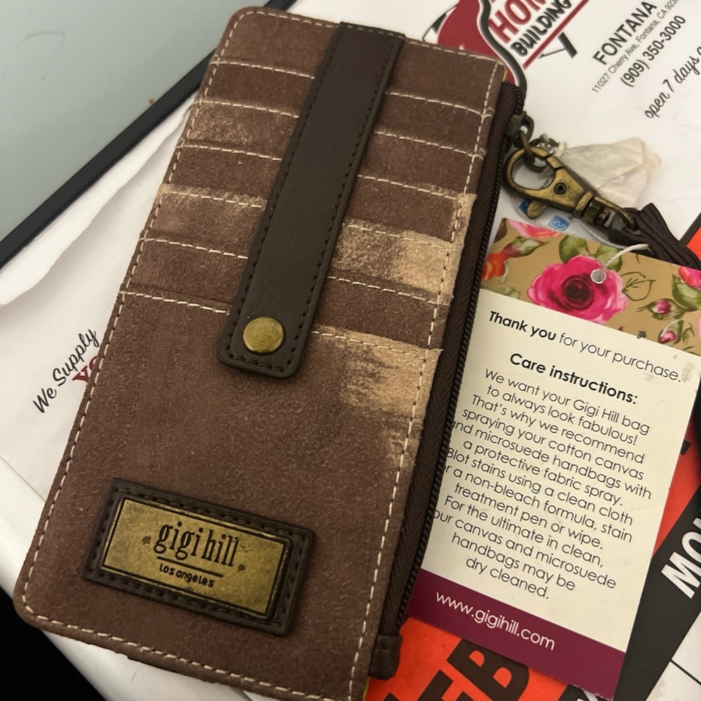 Gigi Hill Brown Wallet